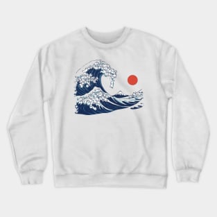 The Great Wave of Samoyed Crewneck Sweatshirt
